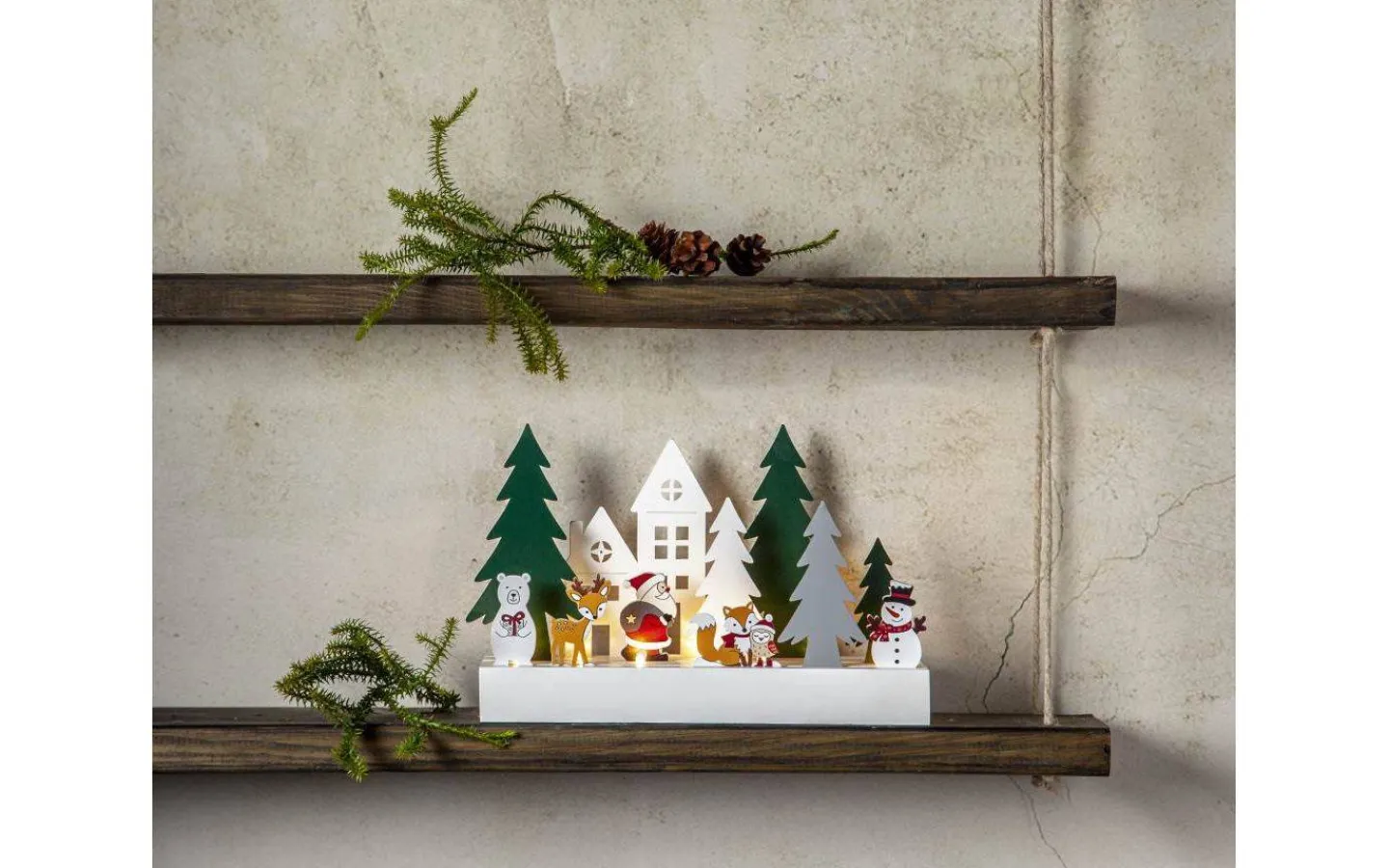 Batteri Julpynt Inomhus<Star Trading Puzzel Batteridriven Juldekoration 25cm