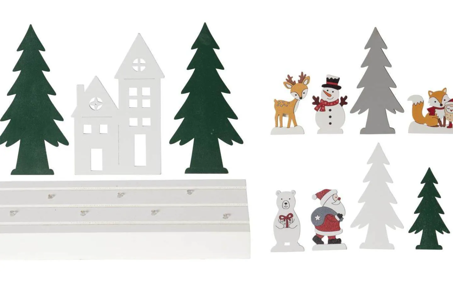 Batteri Julpynt Inomhus<Star Trading Puzzel Batteridriven Juldekoration 25cm