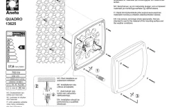 Taklampor Utomhus|Vägglampor Utomhus<Aneta Quadro Plafond 30cm LED 16W 3000K Mörkgrå IP54