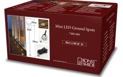 System Konstsmide 12V<Konstsmide Ragnar Decklight 12V G4 3-Pack Extension 12V System