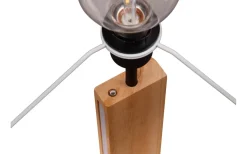 Rahul Golvlampa LED + E27 trä/svart