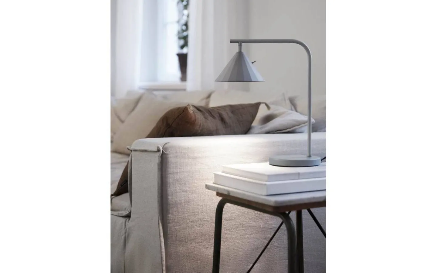 CO Bankeryd Rain Bordslampa 39cm Grå* Skrivbordslampor|Bordslampor