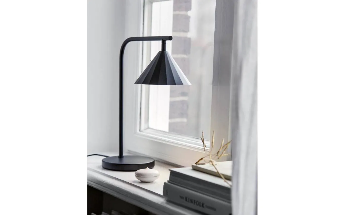 Rain Bordslampa 39cm Svart