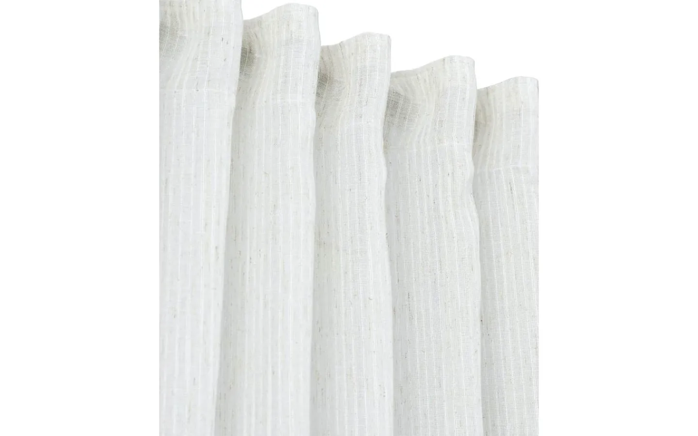 Enfärgade Gardiner<Svanefors Randy Gardin 140x280 Offwhite 2-Pack