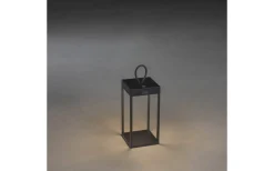 Utomhusdekorationer|Uppladdningsbara Lampor Utomhus<Konstsmide Ravello Uppladdningsbar Lampa 30cm Svart IP54