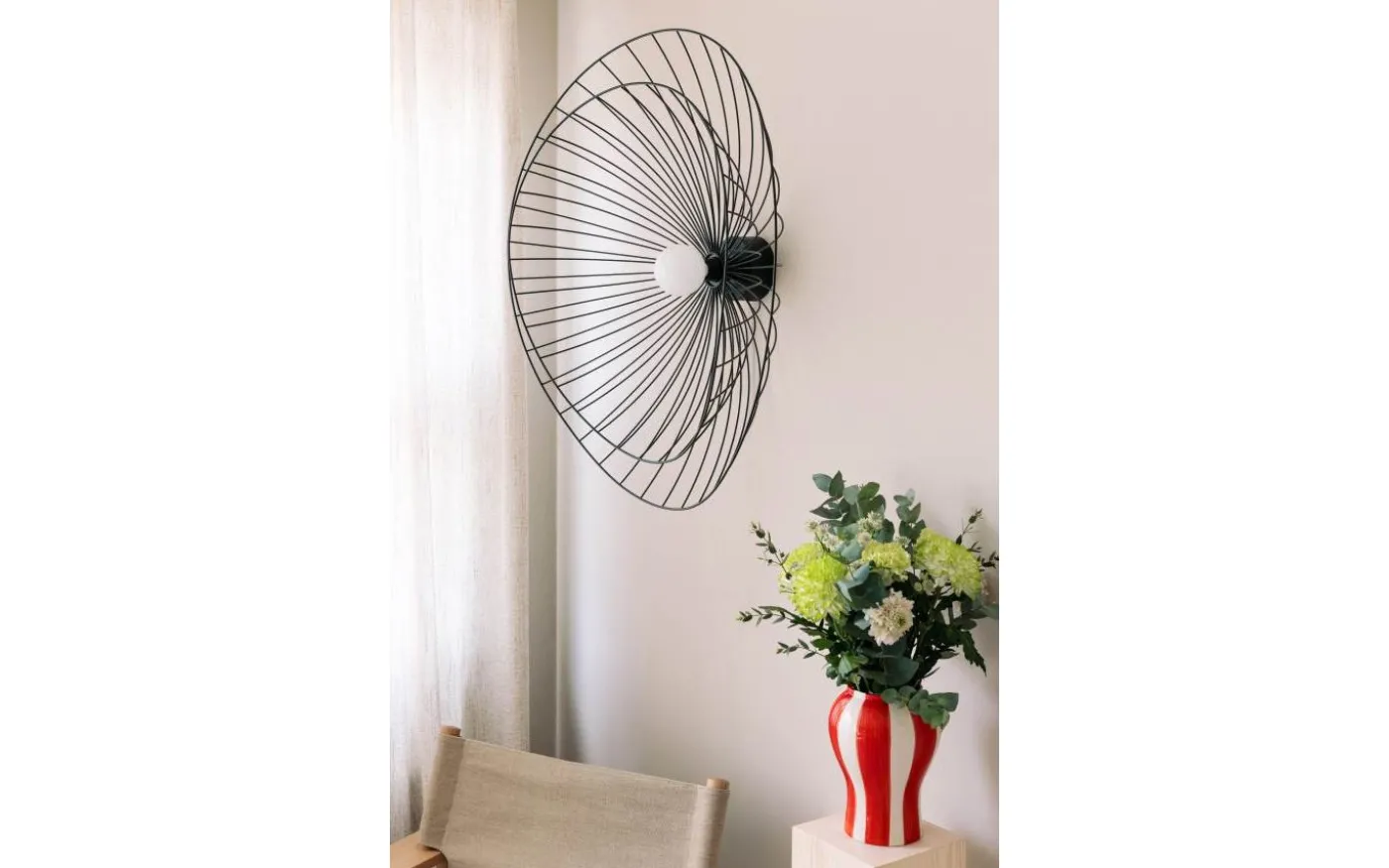 Ray Plafond/Vägglampa 85cm Svart