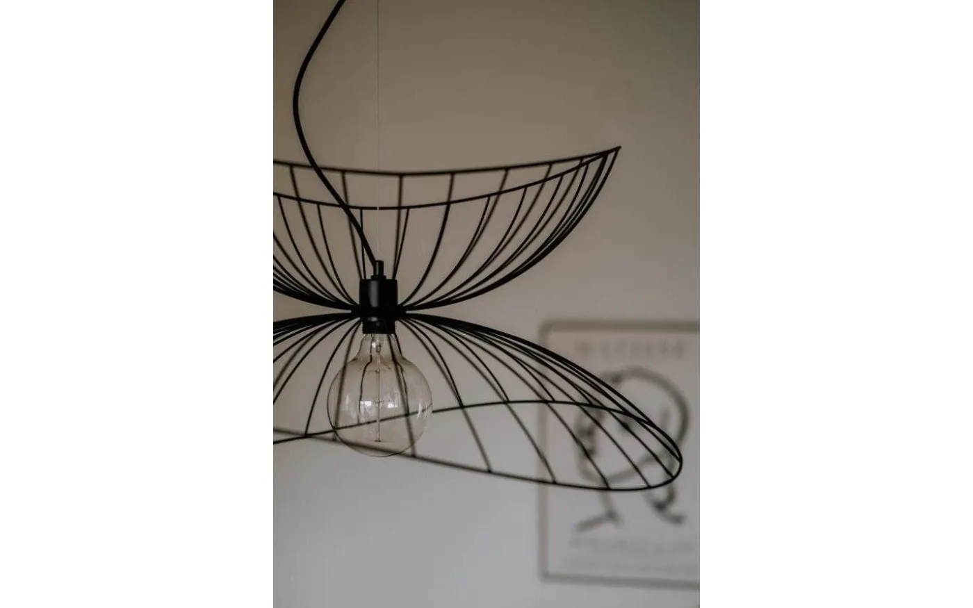 Ray Taklampa Svart 70cm