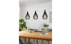 Eglo Razoni Taklampa 99cm Svart* Avlånga Taklampor