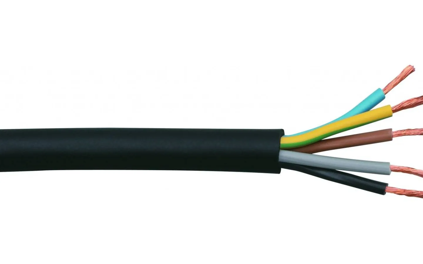 Anslutningskabel<Malmbergs RDOE (H07RN-F), 5G2,5 mm², T500 m, 450/700