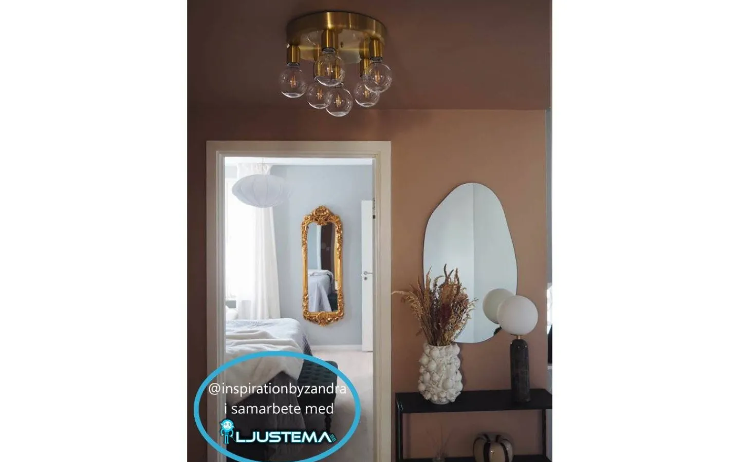 Belid Regal Plafond 32cm 6L Mässing* Badrum|Hall & Trappa