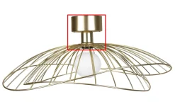 Reservglas Och Reservdelar<Globen Lighting Reservdel Upphäng till 268065 Ray Borstad Mässing