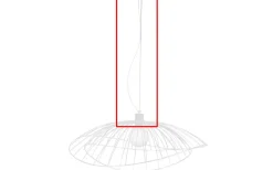Globen Lighting Reservdel Upphäng till 258008 Ray Vit* Reservglas Och Reservdelar