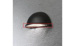 Reservglas Och Reservdelar<Konstsmide Reservglas Klart Akrylglas till Torino Halvmåneplafond E14