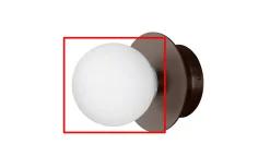 Reservglas Och Reservdelar<Globen Lighting Reservglas till 6941 Art Deco D13 Bronze