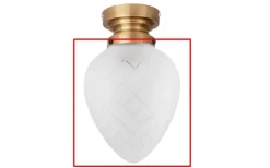 Reservglas till 6901 Juni D20 Slipad Vit