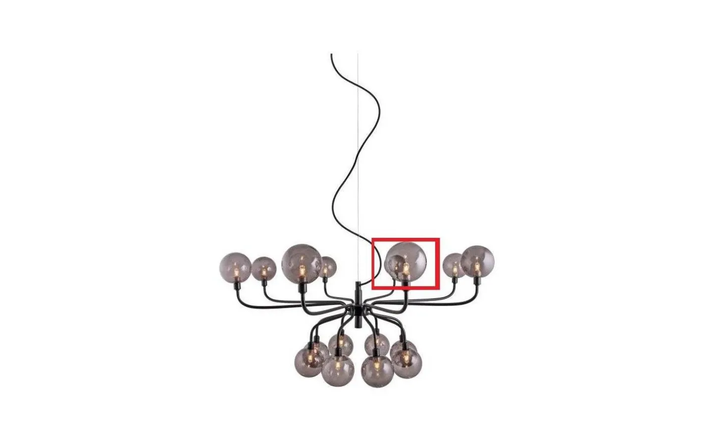 Reservglas Och Reservdelar<Globen Lighting Reservglas till Mandrino Taklampa Rökfärgat