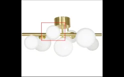 Aneta Reservglas Till Molekyl 10cm Vit* Reservglas Och Reservdelar