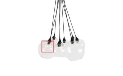 Globen Lighting Reservglas till Pallas och Bowl Taklampa 15cm Klarglas* Reservglas Och Reservdelar