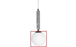 Reservglas Och Reservdelar<Globen Lighting Reservglas till Torrano Pendel Ø15cm Vit/Svart