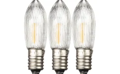 Reservlampa Klar LED till Nisse Julgransbelysning 3V 0,15W 3-Pack