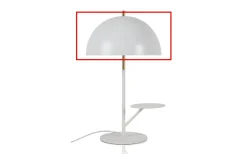 Globen Lighting Reservskärm till 414008 Bord Butler Vit* Reservglas Och Reservdelar