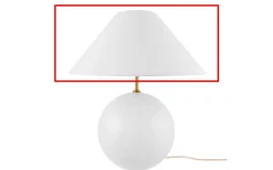 Reservskärm till 6246 Iris 35 Vit