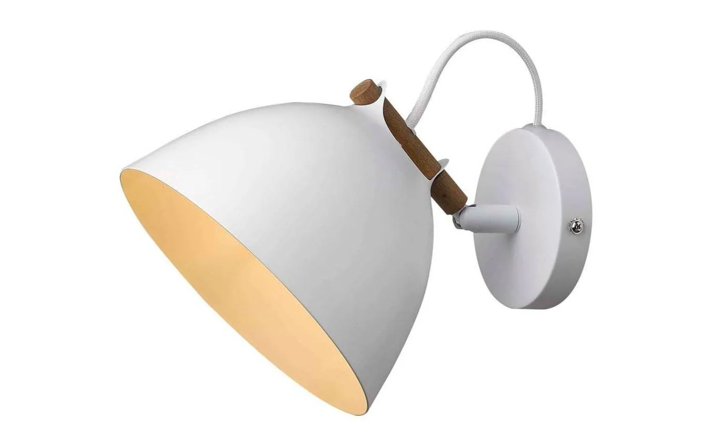 Halo Design Århus Vägglampa Vit/Trä* Läslampor