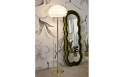 Golvlampor<Mauro Ferretti Rhythm Golvlampa Fjädrar 170cm Vit