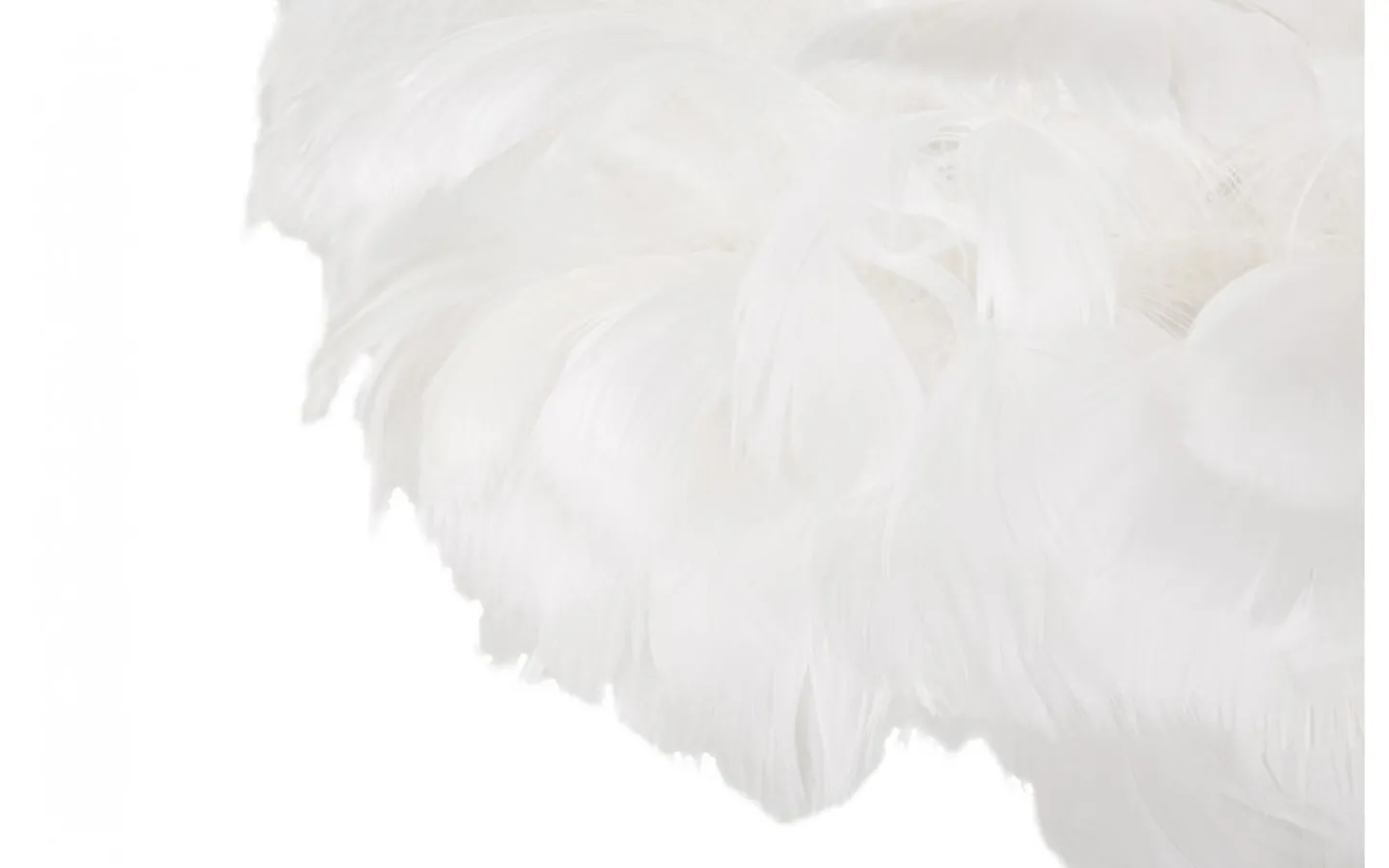 Golvlampor<Mauro Ferretti Rhythm Golvlampa Fjädrar 170cm Vit