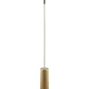 Golvfötter<Globen Lighting Rib Golvfot 129cm Borstad Mässing