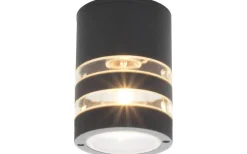 Ribb Taklampa Svart IP44