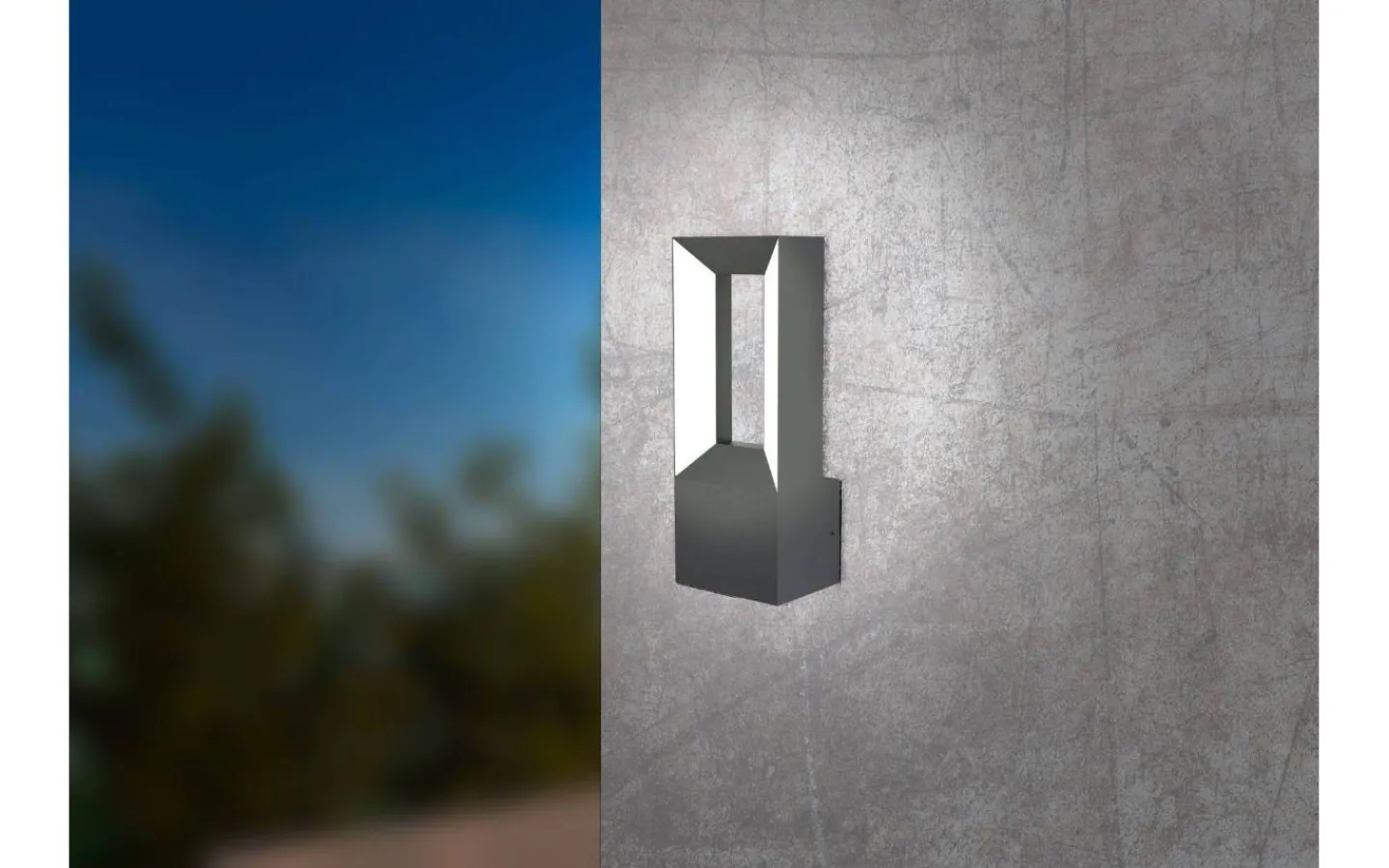 Eglo Riforano Vägglampa LED 2x5W 3000K Svart IP44* Vägglampor Utomhus