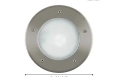 Riga Infälld Markbelysning E27 Rostfritt Stål IP67