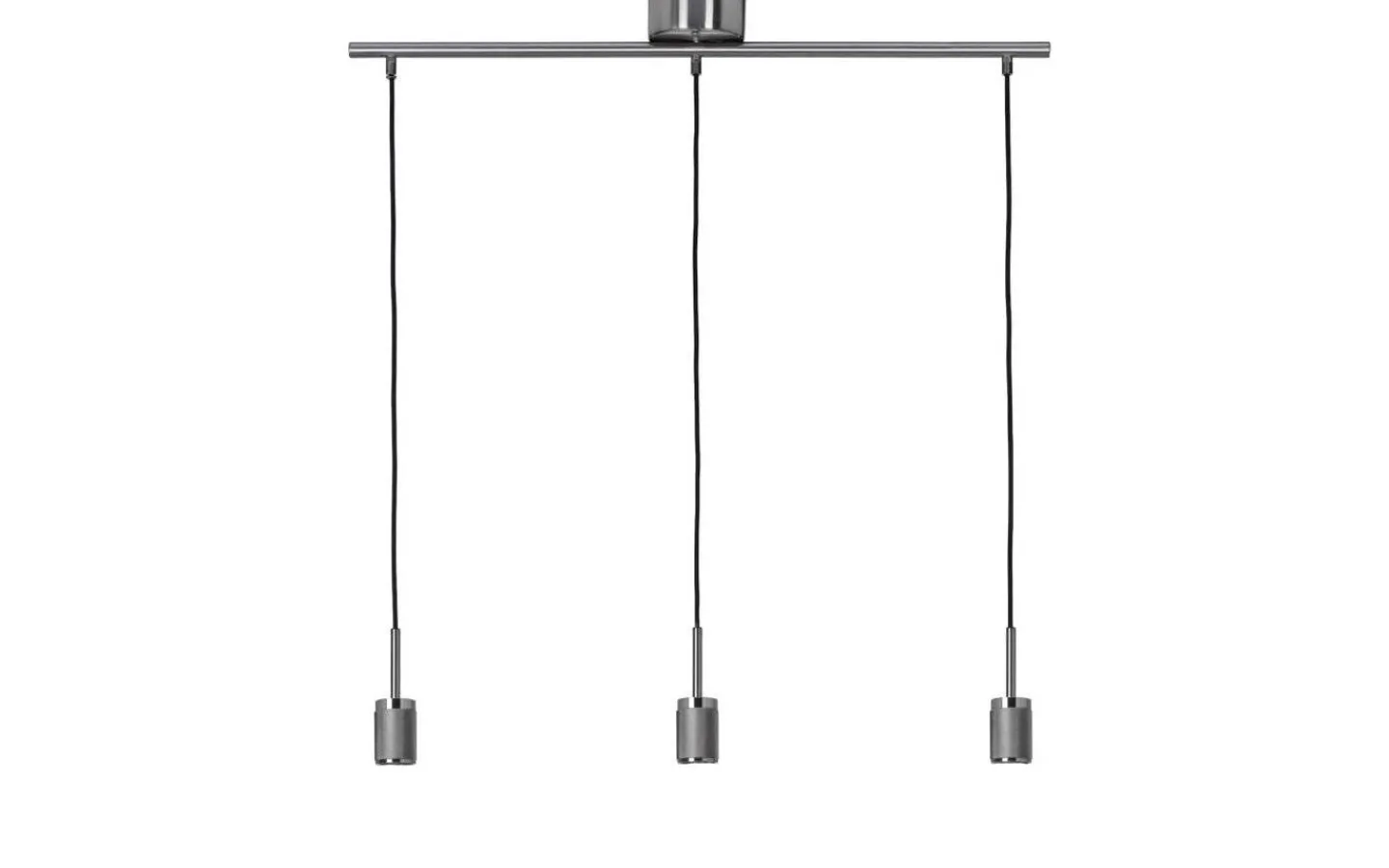 Kök & Matplats|Avlånga Taklampor<Cottex Rille Taklampa 3L 85cm Borstad Krom