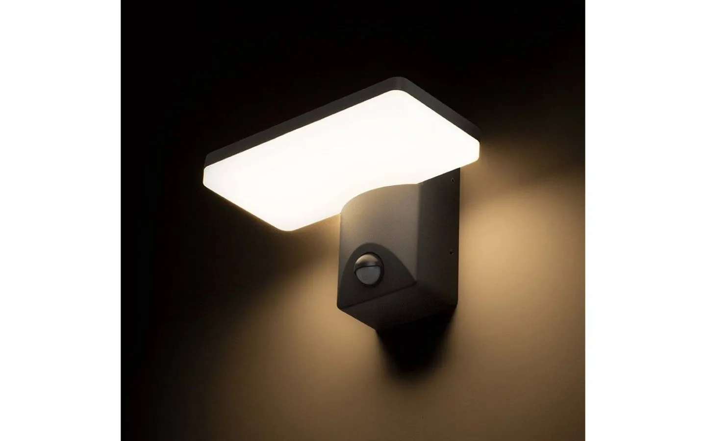 Upp Eller Nedljus Lampor|Vägglampor Utomhus<Rendl Rina Vägglampa PIR 12W 3000K Antracitgrå IP65