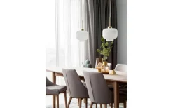 Kök & Matplats|Hall & Trappa<Globen Lighting Ritz Taklampa 25cm E27 Opal/Mässing