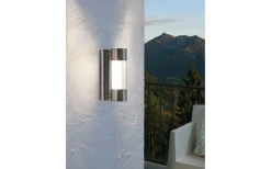 Eglo Robledo Fasadlampa LED 3000K 2x3,7W Rostfritt Stål IP44* Vägglampor Utomhus