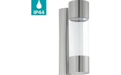 Eglo Robledo Fasadlampa LED 3000K 2x3,7W Rostfritt Stål IP44* Vägglampor Utomhus