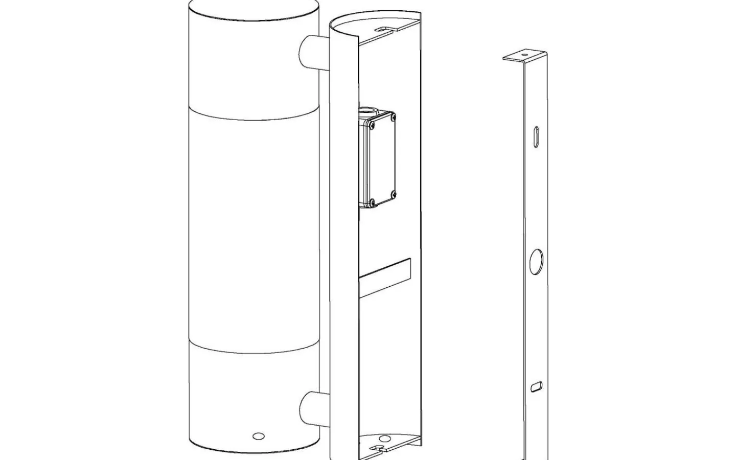 Eglo Robledo Fasadlampa LED 3000K 2x3,7W Rostfritt Stål IP44* Vägglampor Utomhus