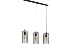 Avlånga Taklampor<Eglo Roccamena Taklampa 73cm 3L Svart/Koppar