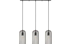 Avlånga Taklampor<Eglo Roccamena Taklampa 73cm 3L Svart/Koppar