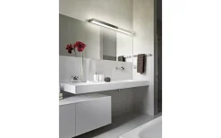 Trio Lighting Rocco H2O Vägglampa LED 90cm krom IP44* Badrumslampor Vägg