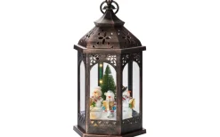 Markslojd Rolf Batteridriven Ljuslykta 33cm Brons* Batteri Julpynt Inomhus