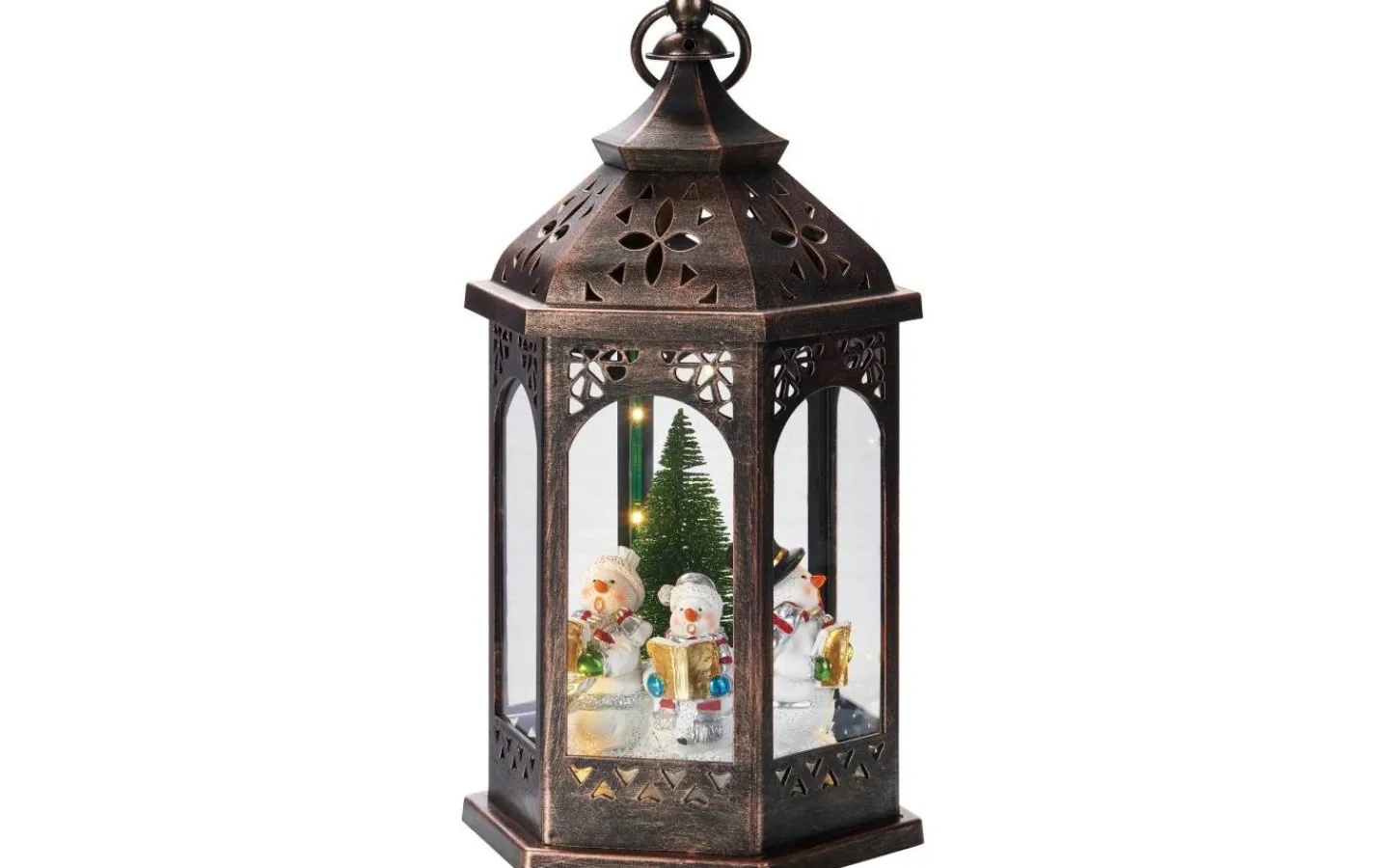 Markslojd Rolf Batteridriven Ljuslykta 33cm Brons* Batteri Julpynt Inomhus