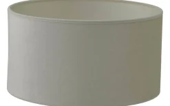Cylinder Lampskärmar<Hallbergs Roma Cylinder Lampskärm Sammet Ø35cm Offwhite