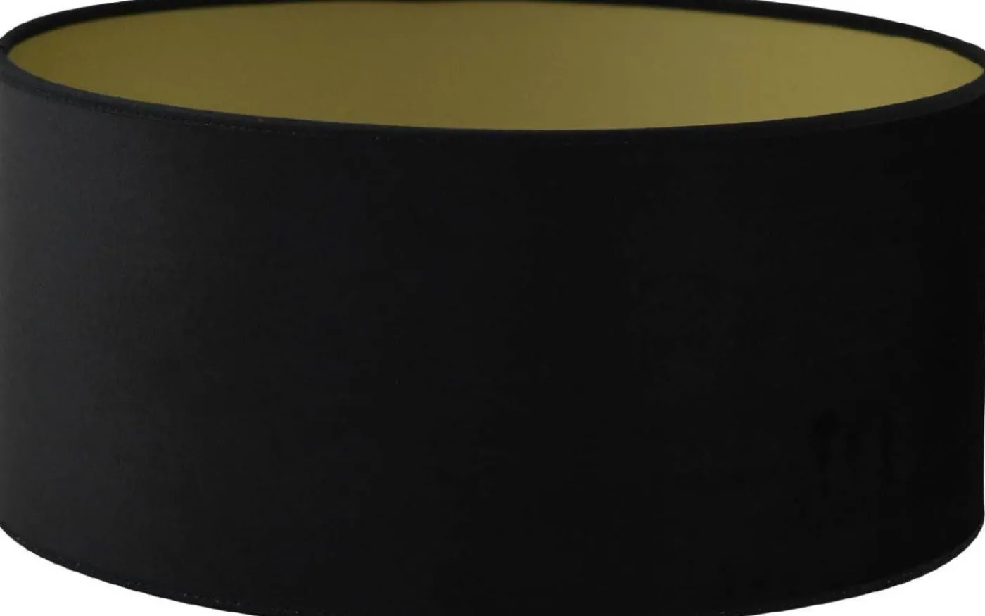 Roma Cylinder Lampskärm Sammet Ø35cm Svart