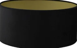 Roma Cylinder Lampskärm Sammet Ø30cm Svart
