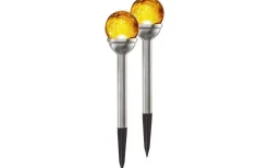 Roma Solcellslampa 2-Pack Orange, 27cm LED