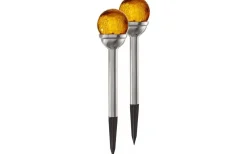 Roma Solcellslampa 2-Pack Orange, 27cm LED