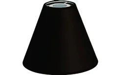 Hallbergs Roma Toppringskärm Sammet Ø22cm Svart* Toppringsskärmar